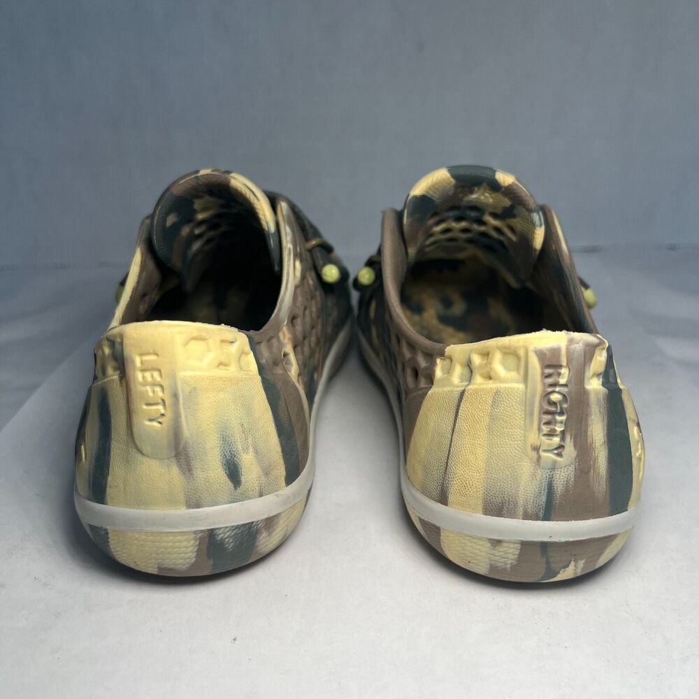 PLAE Mimo Sneakers Slip On Shoes Camo Green Yellow Toddler Boys 10 - Picture 4 of 8